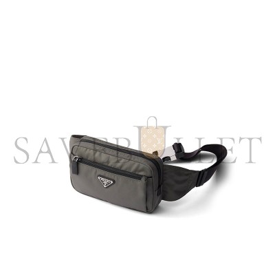 PRADA RE-NYLON AND LEATHER BELT BAG 2VL977 (21*12.5*4.5cm) PRADA RE-NYLON AND LEATHER BELT BAG 2VL977 (21*12.5*4.5cm)